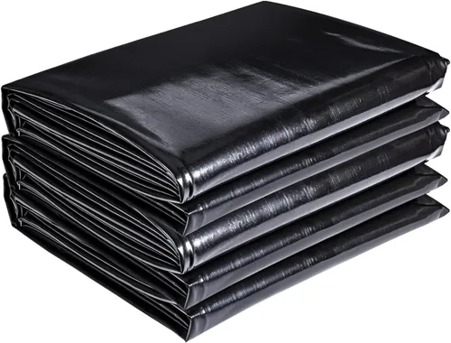 Miniatura 16 de ToLanbbt Revestimiento de estanque de 10 x 13 pies, 20 mil HDPE resistente a los rayos UV, revestimiento de estanque preformado fácil de cortar
