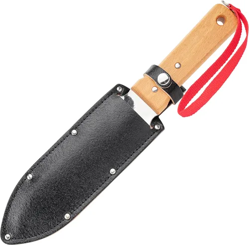 Miniatura 6 de Nisaku NJP651 Cuchillo Hori para Desbrozar y Excavar - Edición Endurecido HRC58, Auténtico Tomita (Est. 1960) Acero Inoxidable Japonés, Cuchilla