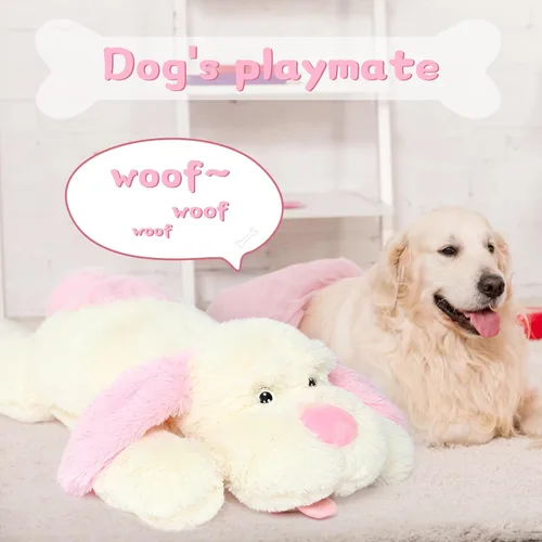 Miniatura 6 de MorisMos Animales de peluche gigantes de perro, peluche de perro grande de 51 pulgadas de peluche suave, gran almohada de regalo para niños, niñas