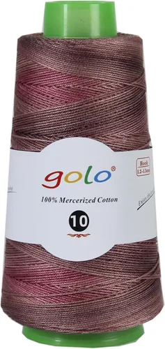 Miniatura 79 de Golo - 3 bolas de hilo de ganchillo tamaño 10, hilo de crochet para tejer a mano 102