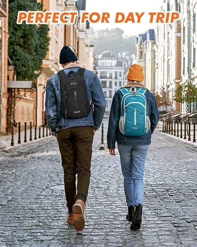 Miniatura 8 de Seektop Mochila de senderismo pequeña de 15 L para viajes, impermeable, ligera, bolsa de senderismo para mujeres y hombres
