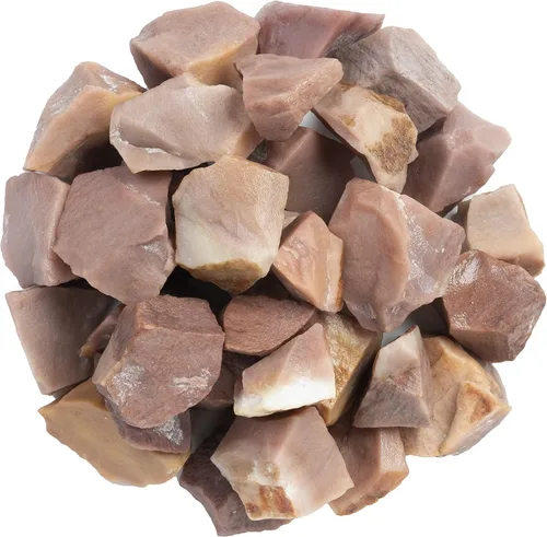 Miniatura 5 de Crocon Piedras ásperas de ágata rosa de 1 libra y cristales a granel, piedras preciosas crudas para pulir, cabina, pulido, minería, equilibrio