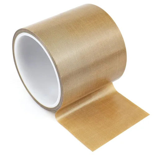Miniatura 2 de Cinta adhesiva de fibra de vidrio de teflón, 3 pulgadas x 33 pies x 0.007 in Cinta adhesiva de fibra de vidrio revestida de PTFE de alta temperatura