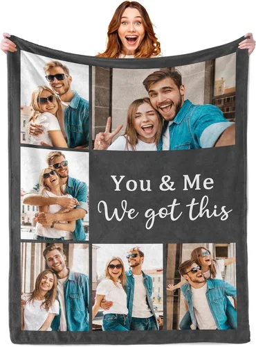 Miniatura 15 de Manta personalizada Cara Nonna con foto, manta con imagen personalizada para Navidad, San Valentín, aniversario, regalos de cumpleaños, regalos