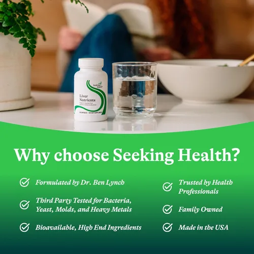Miniatura 6 de Seeking Health Nutrientes hepáticos - Suplemento de salud para apoyo a la producción de glutatión - Soporte de función de células hepáticas