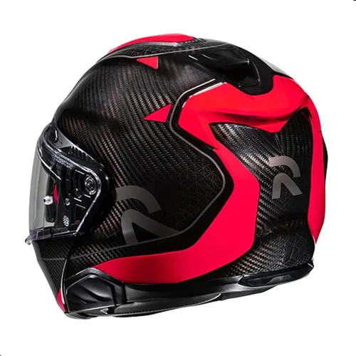 Miniatura 2 de Casco para motocicleta HJC RPHA 91 Carbon Noela con visor HJ-37 Pinlock, aprobado por DOT (MC1, X-Small)