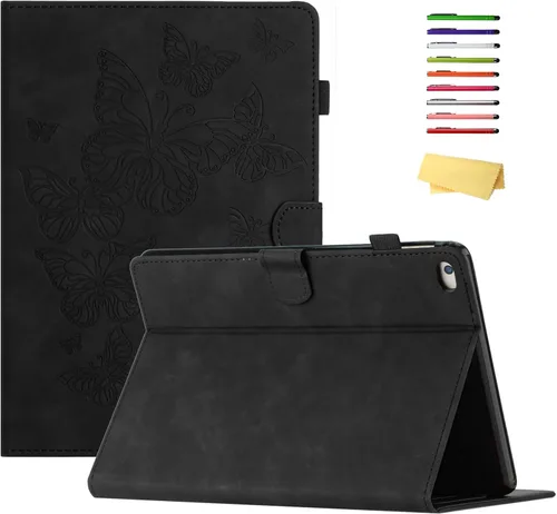 Miniatura 21 de Funda para iPad de 6ª/5ª generación de 9.7 pulgadas 2018/2017, para iPad Air 2/Air 1 con soporte, soporte para lápices, bolsillo