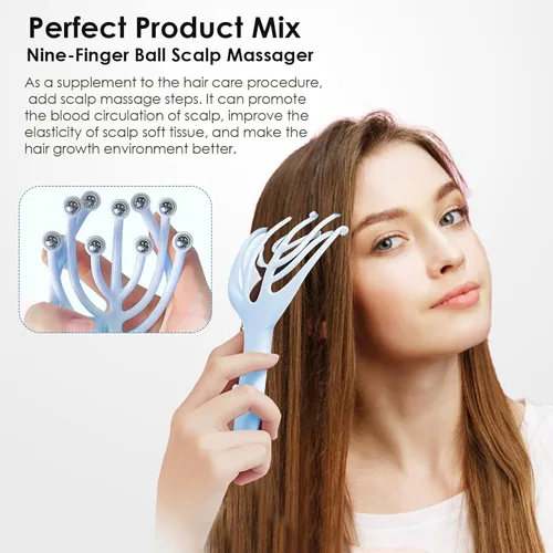 Miniatura 4 de Aplicador de minoxidil y masajeador del cuero cabelludo para el crecimiento del cabello, entrega de raíces de precisión para absorción profunda