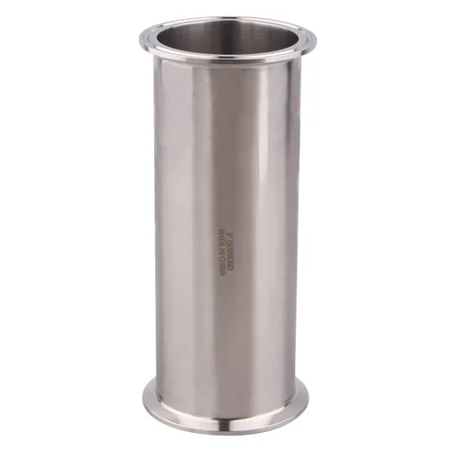 Miniatura 10 de Dernord - Tubo de bobina sanitaria con extremos de abrazadera, tubo redondo liso de acero inoxidable 304 con abrazadera triple de 7.62 cm