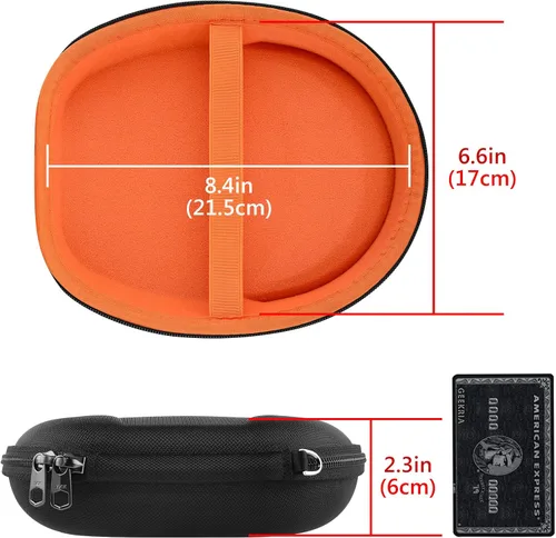 Miniatura 4 de Geekria Shield - Funda para auriculares compatible con Audio-Technica ATH-ESW9, ATH-SR30BT, ATH-SJ1 y más, bolsa de transporte de viaje de repuesto