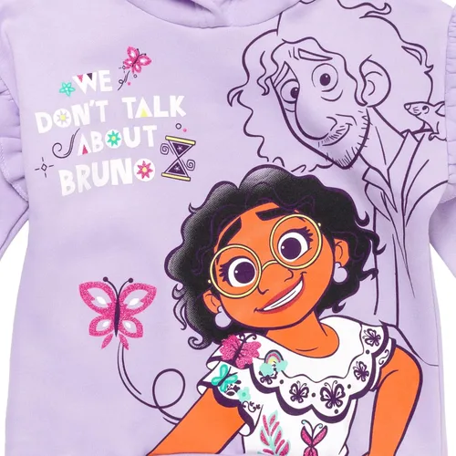 Miniatura 5 de Disney Encanto Mirabel - Sudadera con capucha de forro polar para niñas pequeñas y grandes