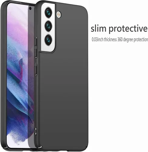 Miniatura 4 de Funda protectora delgada para Samsung Galaxy S22 Plus S22+ [protege contra golpes, arañazos, deslizamientos, huellas dactilares, acabado mate] Azul