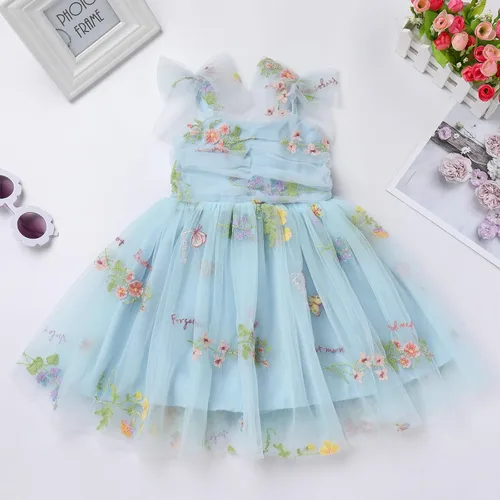 Miniatura 77 de IMEKIS Vestido de princesa de cumpleaños para niña pequeña, confeti brillante, bohemio, arco iris, pastel, sesión de fotos, traje para 1-6T