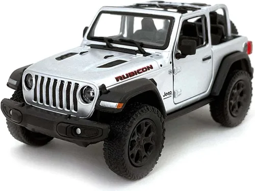 Miniatura 8 de KiNSMART - Jeep Wrangler Rubicon Off Road 4 x 4 5 pulgadas, escala 1:34, modelo de réplica de auto de juguete