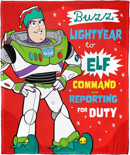 Miniatura 9 de Northwest Toy Story - Manta de seda táctil, 50 x 60 pulgadas, Buzz Bright