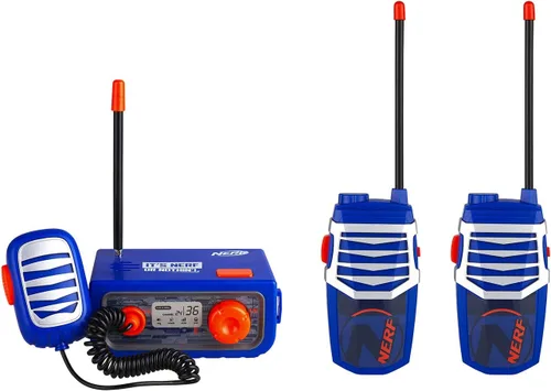 Walkie Talkies - Juego de 3 piezas de estación base de Walkie Talkie para niños y adultos, radio de tres vías de radio larga con control de volumen,