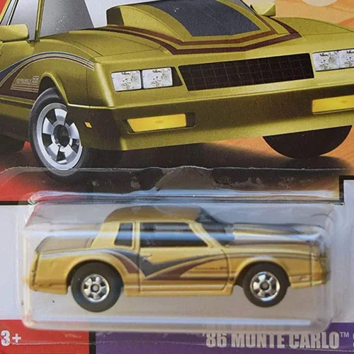 Miniatura 5 de Hot Wheels 1:64 Escala fundición exclusiva Heritage [Oro] '86 Monte Carlo SS 4/8