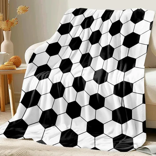 Miniatura 9 de KING DARE Manta de fútbol – Manta de forro polar suave para niños, regalos únicos de fútbol para niños y niñas de 6 a 12 años, 40 x 50 pulgadas