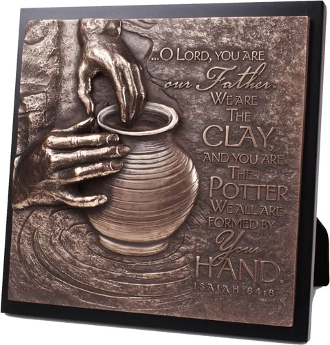 Miniatura 8 de Lighthouse Christian Products Trust - Brújula de placa de escultura de piedra fundida, tono bronce martillado, 6.5 x 4.5 pulgadas