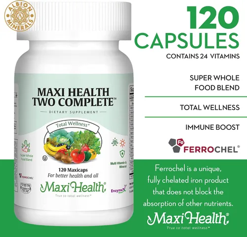 Miniatura 5 de Maxi Health Multivitaminas para hombres y mujeres – Vitaminas diarias completas para energía, función inmune y apoyo al bienestar – Multivitamínico