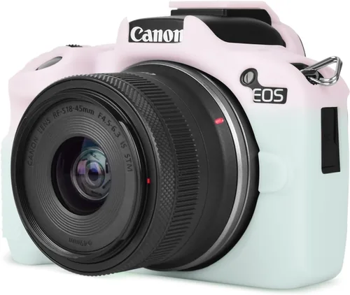 Miniatura 13 de Rieibi EOSR50 EOS R50 Funda protectora de silicona suave para cámara Canon EOS R50 EOSR50 Vlogging, ligera EOS R50 Funda para cámara de cámara Grip