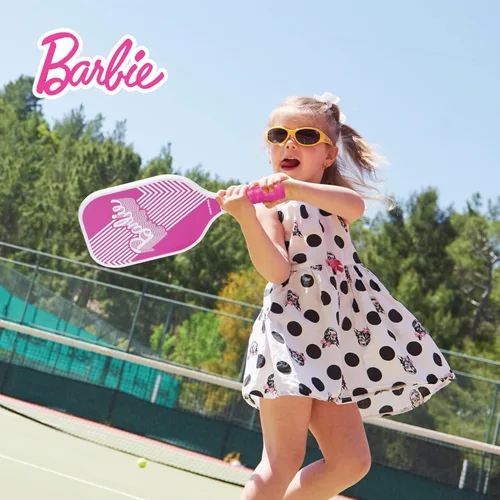 Miniatura 6 de Barbie - Juego de pickleball para 2 jugadores, paletas de madera y bolas de precisión