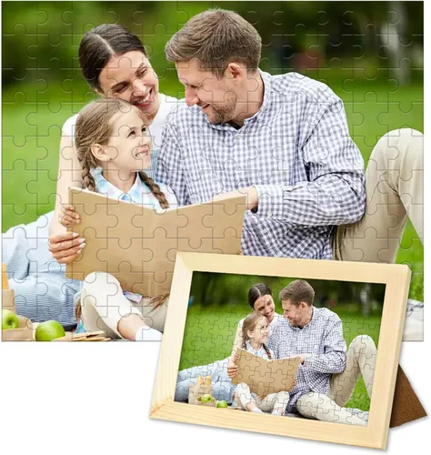 Miniatura 11 de ATOOZ Rompecabezas personalizados de 35 piezas, rompecabezas de madera personalizado de fotos, rompecabezas personalizado con imagen personalizada