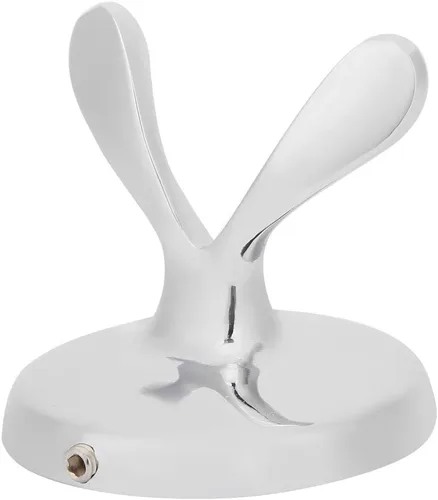 Miniatura 9 de Milltrip Ganchos de toalla, montado en la pared, doble gancho para bata de acero inoxidable, soporte para toallas para baño