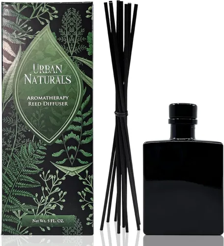 Miniatura 2 de Urban Naturals Balsam Forest - Juego de aceites difusores de varillas – Abeto Fraser, hoja perenne, pino, cedro leñoso y sándalo – Botella de vidrio