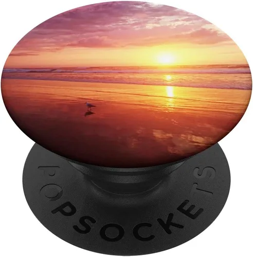 Freedom Mood Sea Ocean Sunset Sunrise Sundown - Soporte y agarre para teléfonos y tabletas, Negro