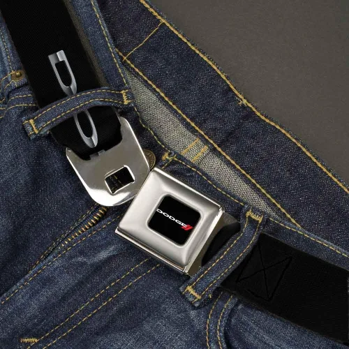 Miniatura 2 de Buckle-Down Cinturón de seguridad - Dodge Red Rhombus REPEAT - 1.5 pulgadas de ancho - 32-52 pulgadas de largo