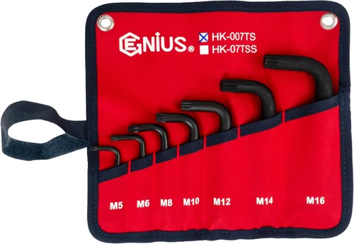 Miniatura 2 de GENIUS TOOLS Juego de llaves cuadradas triples de 7 piezas - HK-007TS