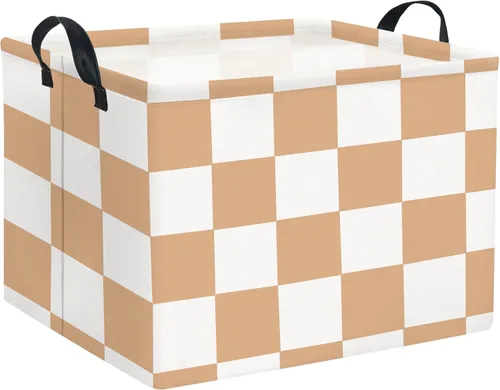 Miniatura 23 de Cesta rectangular de almacenamiento para niños, cesta de almacenamiento para bebés con asas para la cocina del hogar, lindo organizador de juguetes