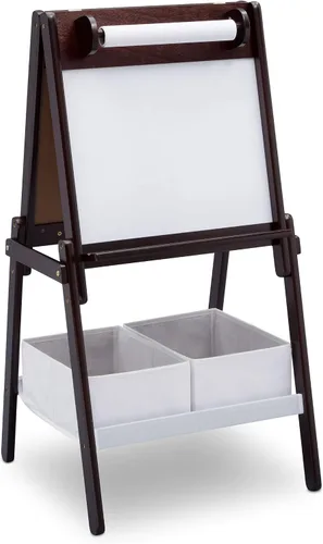 Miniatura 12 de Delta Children MySize - Caballete de almacenamiento de doble cara para niños, ideal para manualidades, dibujo, educación en casa y más, color blanco
