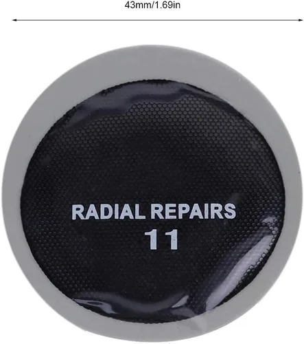 Miniatura 5 de 120 parches redondos para neumáticos, parches de neumáticos de goma natural de 1.693 in, kit de reparación de neumáticos para automóvil