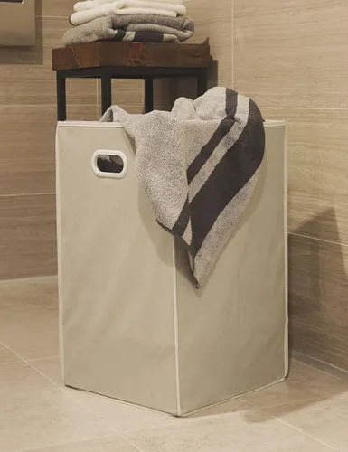 Miniatura 3 de Simple Houseware - Cesta de lavandería plegable para armario, Gris
