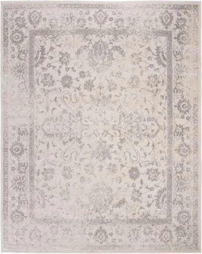 Miniatura 3 de Safavieh colección Adirondack - Alfombra de pasillo, 2 pies 1 pulg x 6 pies, gris y negro, diseño oriental desgastado, no desprende pelusa, fácil