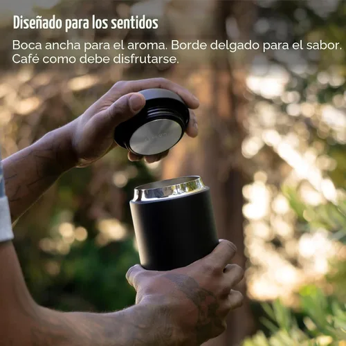 Miniatura 3 de Fellow Carter Taza de Café de 16 oz Para Viajes - Taza de Boca Ancha con Aislamiento al Vacío de Acero Inoxidable para Té y Café