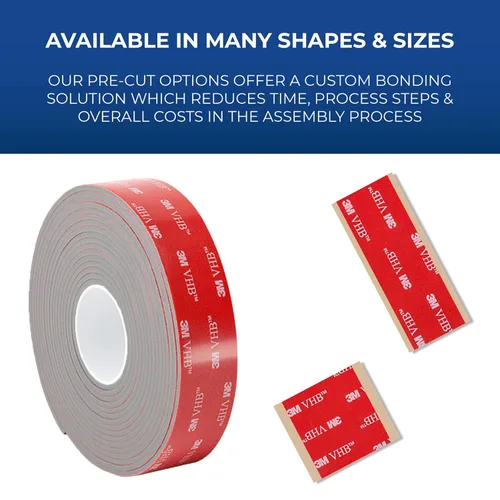 Miniatura 4 de 3M VHB Tape LSE-160WF 0.5" x 5yd (1 rollo)