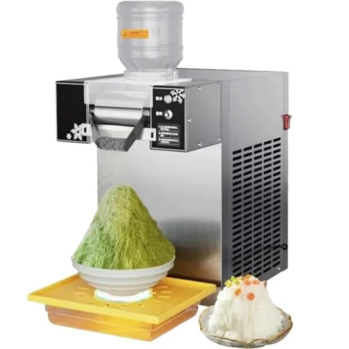 Máquina comercial de helado de copo de nieve - Afeitadora de 264.6 lbs para hielo afeitado coreano, camiones de comida, restaurantes, tiendas de té