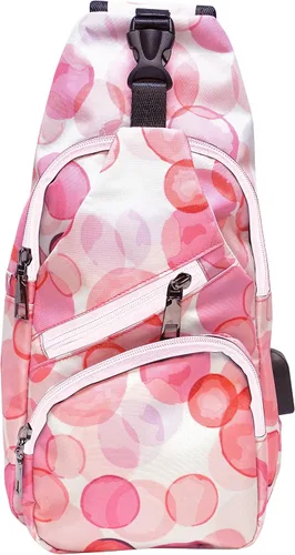 Miniatura 78 de Nupouch Mochila cruzada antirrobo, carga USB, mochila ligera para viajes, senderismo, todos los días