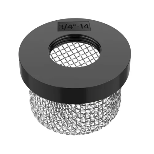 Colador de malla de acero inoxidable de ¾ pulgadas -14, filtro de malla inoxidable compatible con bomba Livewell, filtro de rosca MA-023 resistente