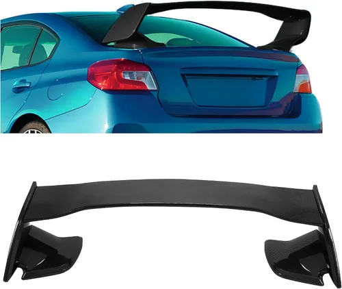 KUAFU alerón para maletero trasero compatible con Subaru WRX y WRX STI 4 puertas sedán 2015-2021, alerón para alerón de cajuela trasera - color