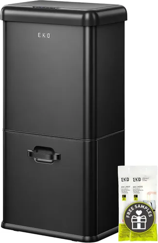 Miniatura 25 de EKO EcoSmart - Basurero de cocina alto y grande, 80L/21.1 G de alta capacidad, cubo de basura con sensor de movimiento cuadrado suave sin contacto