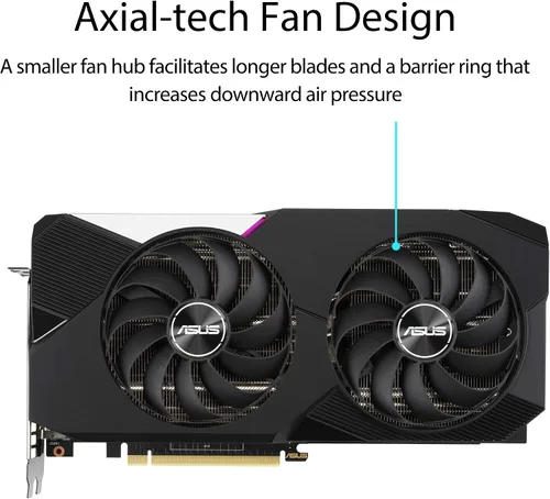 Miniatura 3 de ASUS Tarjeta gráfica dual NVIDIA GeForce RTX 3070 V2 OC Edition