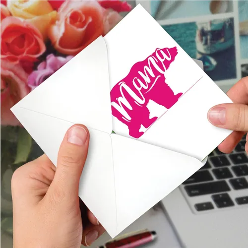 Miniatura 6 de NobleWorks - Tarjeta del Día de la Madre - Regalo sincero, Tarjeta de felicitación para mamás (con sobre) - Mama Bear C3462MDG