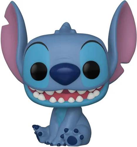 Miniatura 6 de Funko Disney: Lilo & Stitch - Smiling Seated Stitch Pop! Figura de vinilo (con funda protectora compatible con caja pop box)