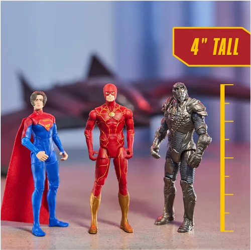 Miniatura 3 de DC Comics, The Flash Batwing Battle Set (exclusivo de Amazon) Supergirl, NAM-Ek, figuras de acción flash, 4 pulgadas Juguetes para niños y niñas