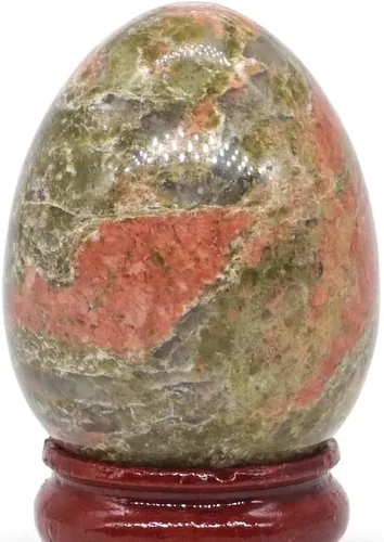Miniatura 18 de Meditación Home Piedras de Cristal de 1.181x1.575 in, huevo Natural, Reiki Gema Mineral, artesanía, decoración del hogar, Regalo