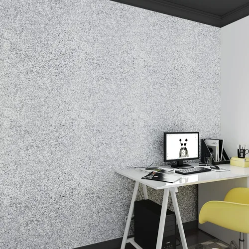 Miniatura 5 de Decotalk Papel tapiz plateado con purpurina de 354 x 17.7 pulgadas, para despegar y pegar, autoadhesivo, vinilo plateado, papel de pared